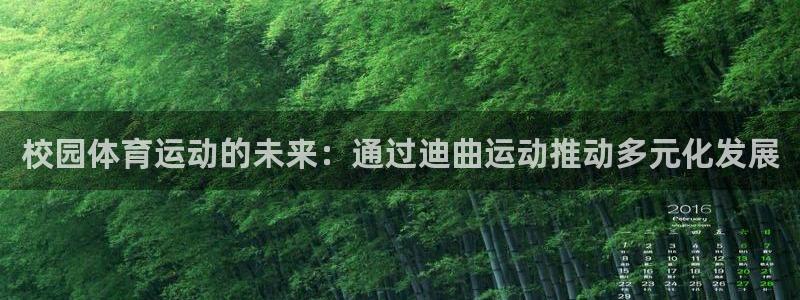球速体育：校园体育运动的未来：通过迪曲运动推动多元化发展