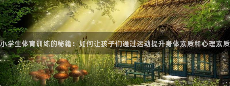 球速体育：小学生体育训练的秘籍：如何让孩子们通过运动提升身体素质和心理素质